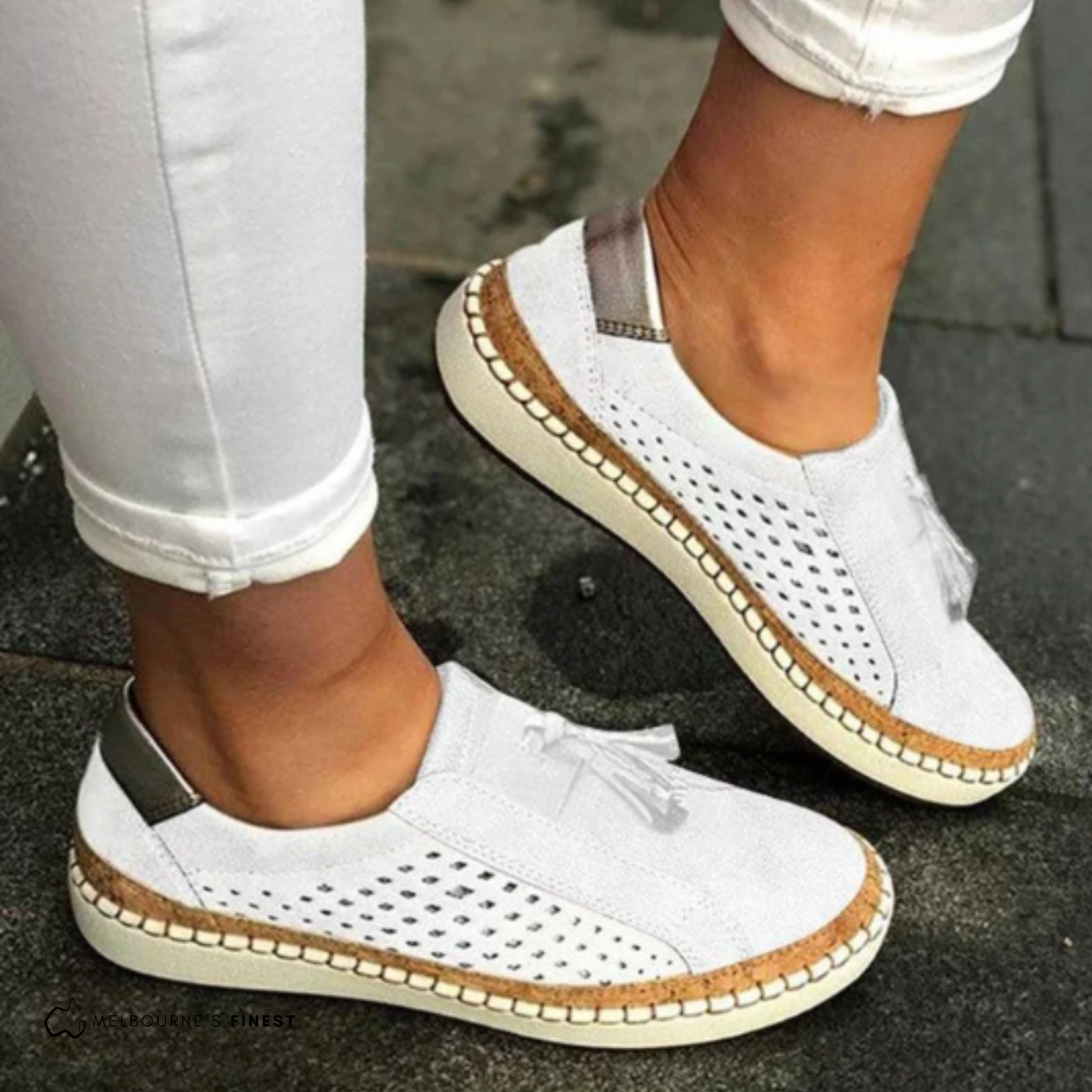 Bella | Women's Perforated Slip-On Sneakers