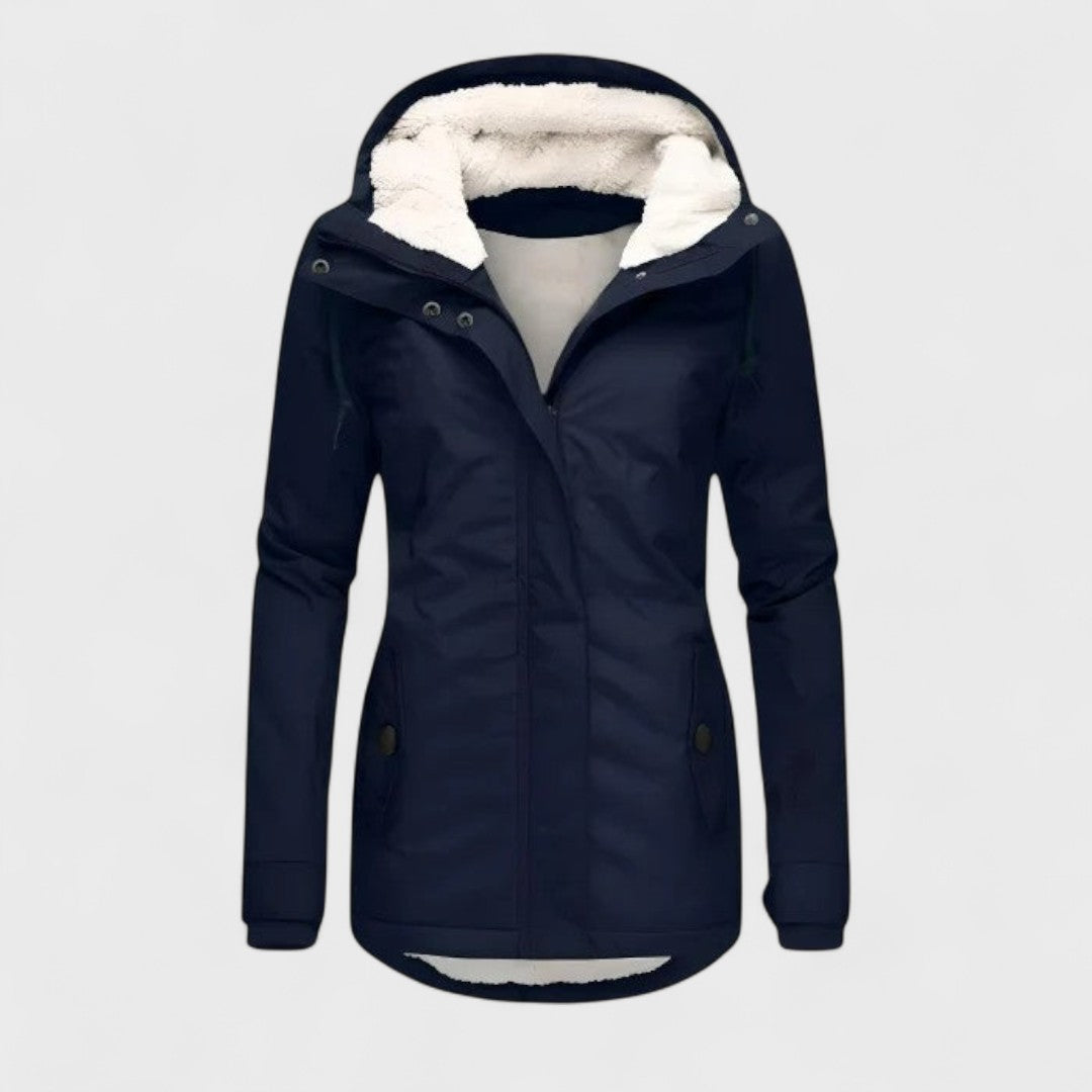 Annabelle | Women's Hooded Fleece Lined Coat