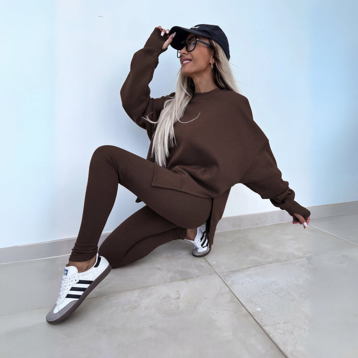Mercedes | Women's Oversized Sweatshirt and Leggings Set