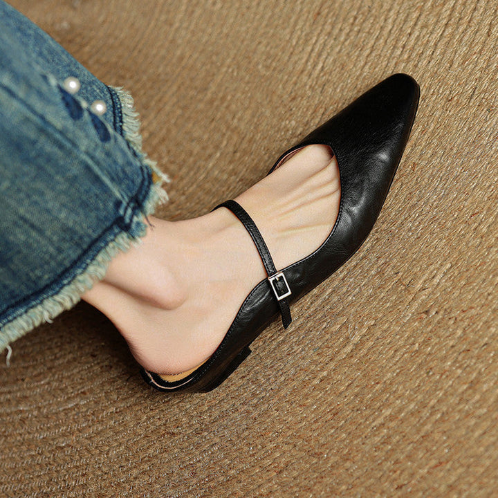 Fern | Women's Pointed Toe Mary Jane Mules