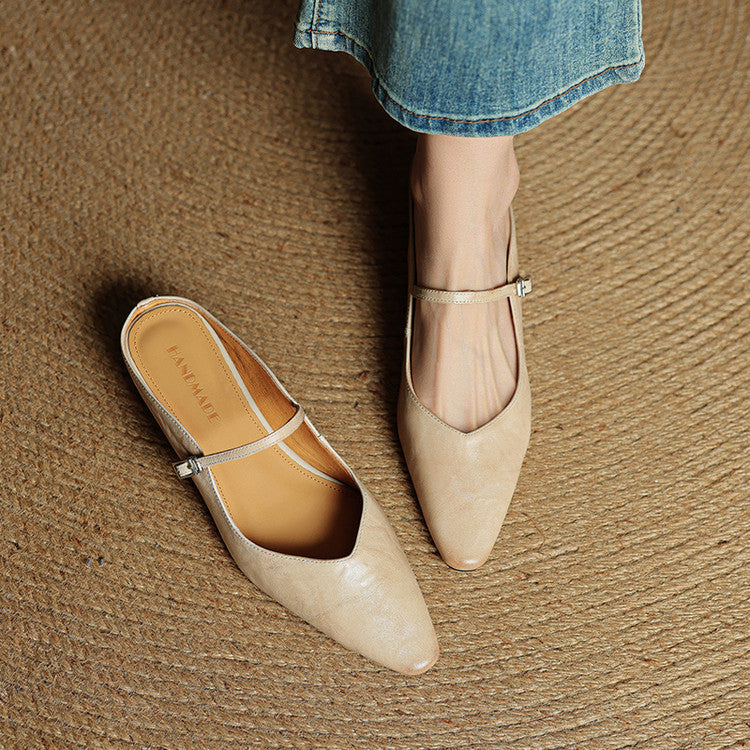 Fern | Women's Pointed Toe Mary Jane Mules