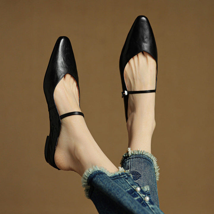 Fern | Women's Pointed Toe Mary Jane Mules