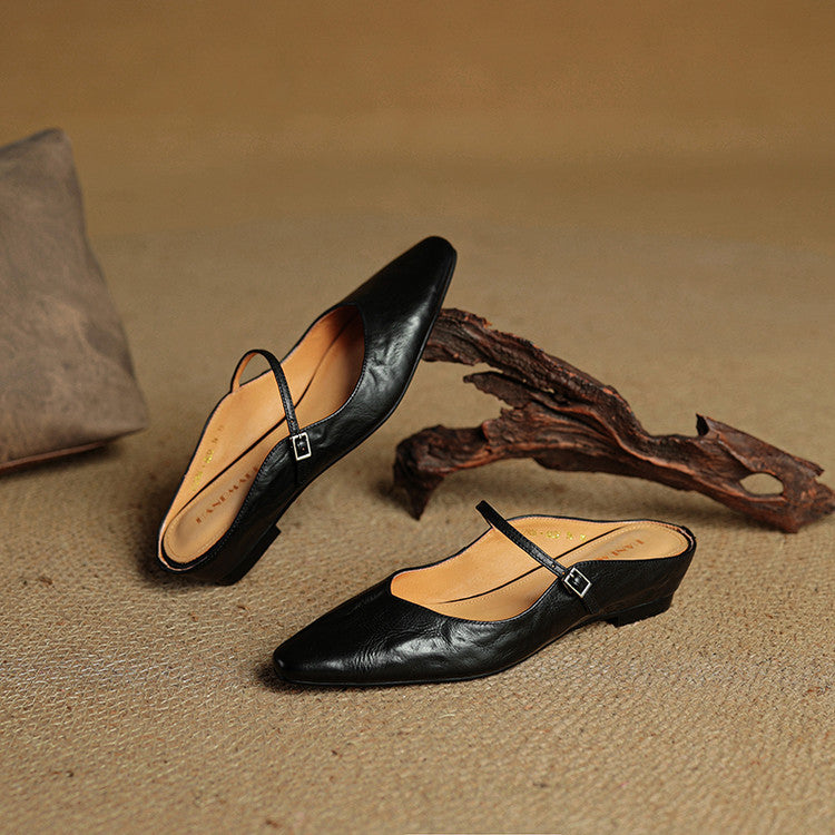 Fern | Women's Pointed Toe Mary Jane Mules