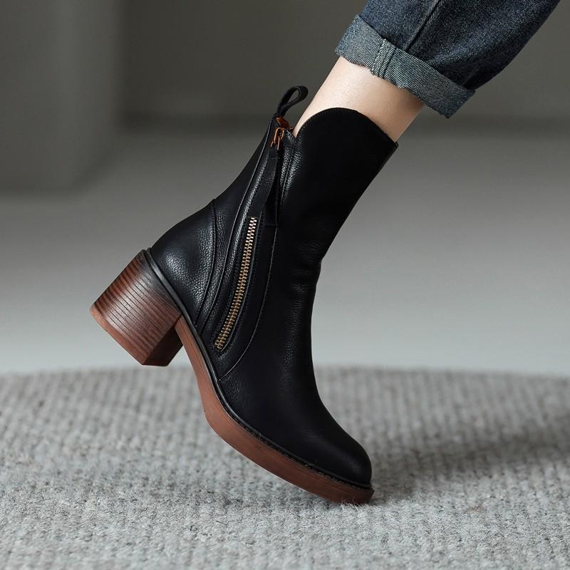 Mandy | Women's Block Heel Ankle Boots