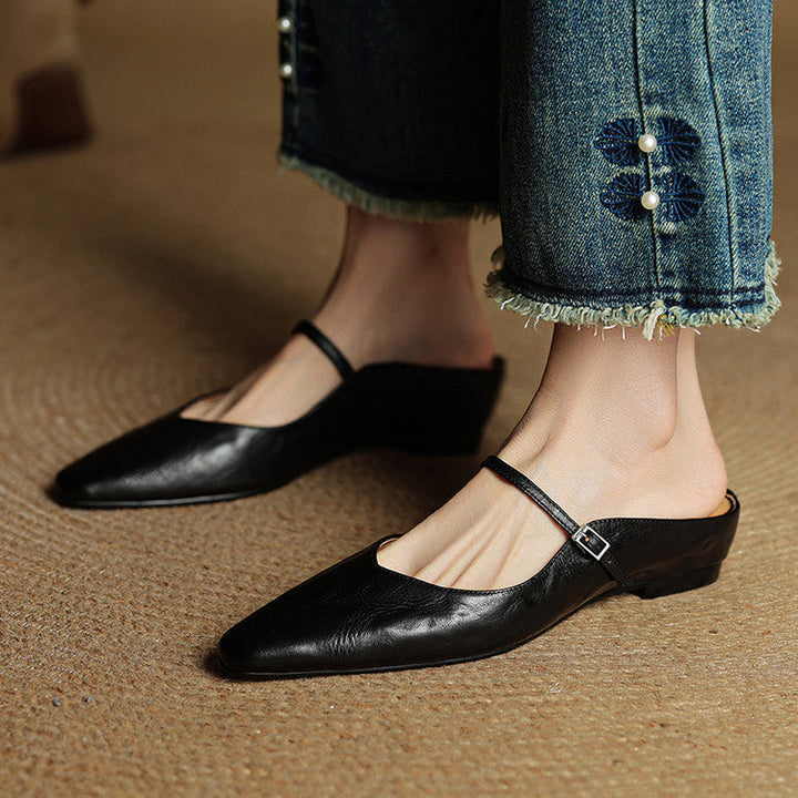 Fern | Women's Pointed Toe Mary Jane Mules