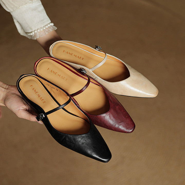 Fern | Women's Pointed Toe Mary Jane Mules