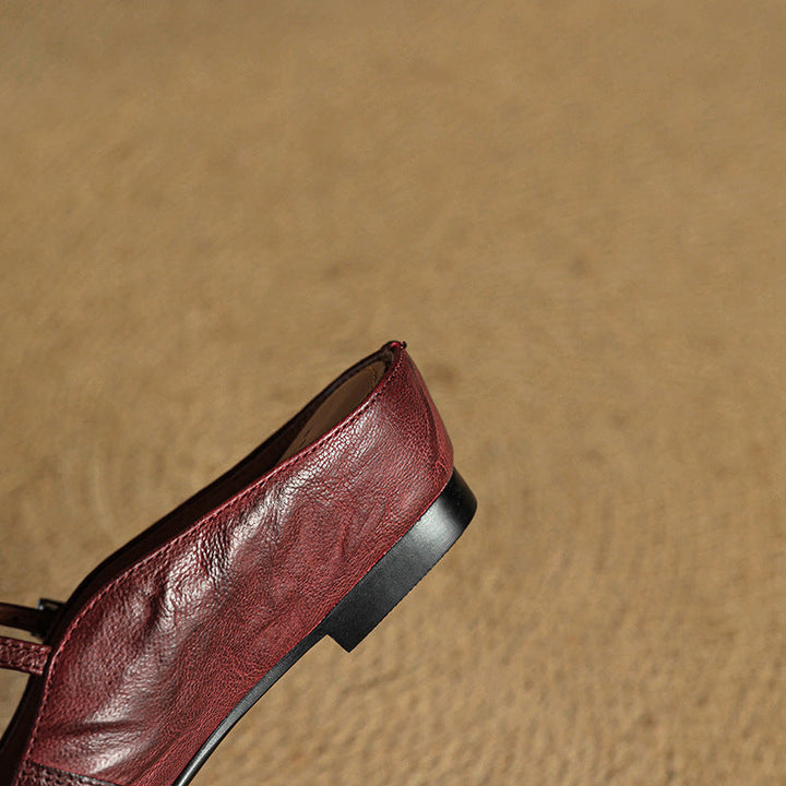 Fern | Women's Pointed Toe Mary Jane Mules