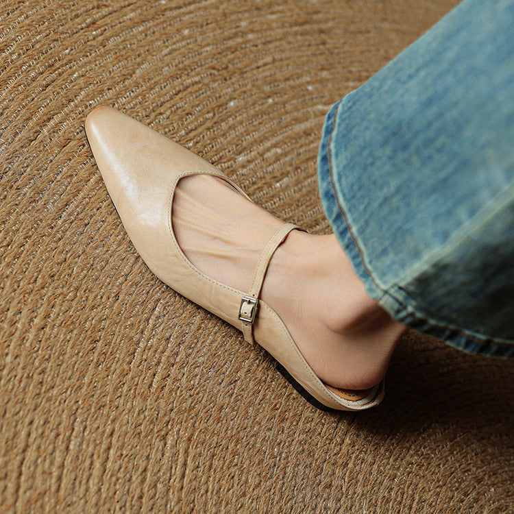 Fern | Women's Pointed Toe Mary Jane Mules