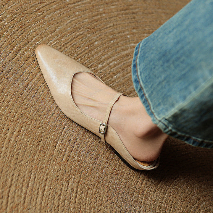 Fern | Women's Pointed Toe Mary Jane Mules
