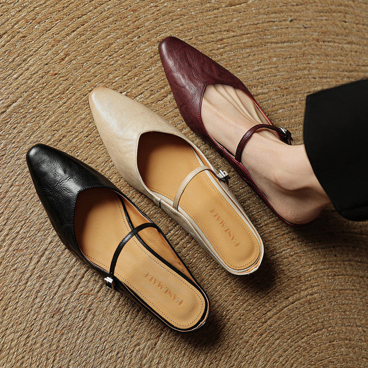 Fern | Women's Pointed Toe Mary Jane Mules