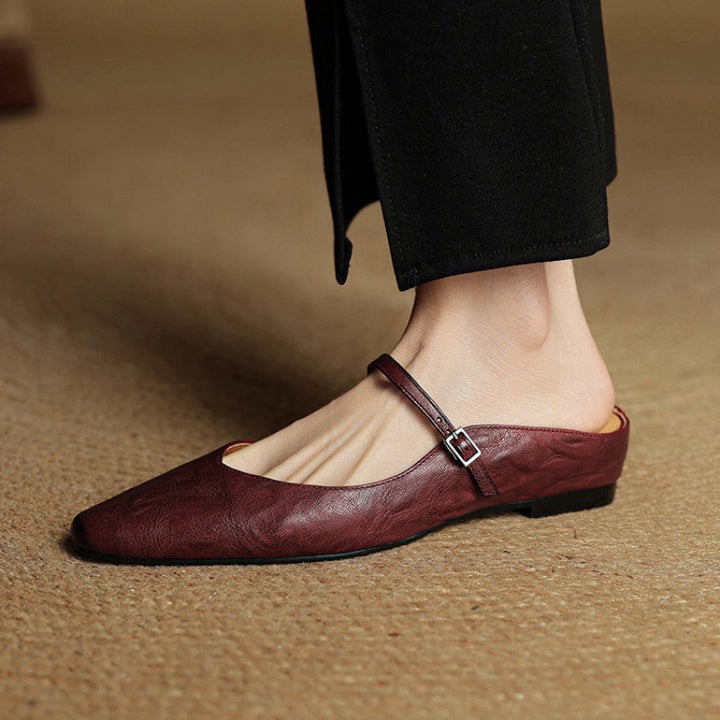 Fern | Women's Pointed Toe Mary Jane Mules