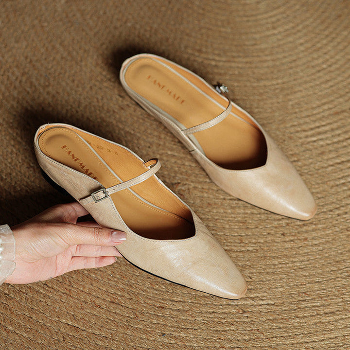 Fern | Women's Pointed Toe Mary Jane Mules