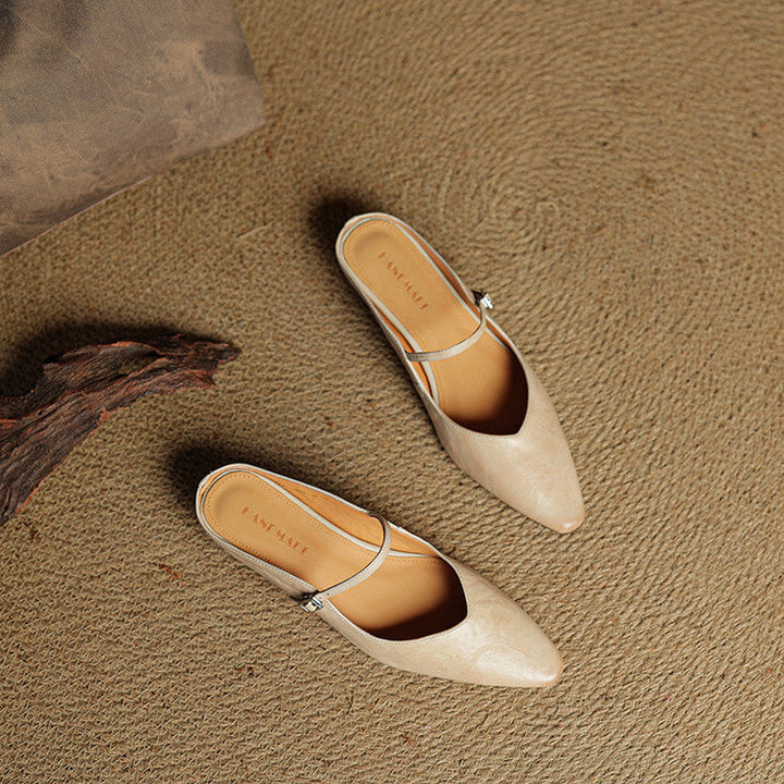 Fern | Women's Pointed Toe Mary Jane Mules