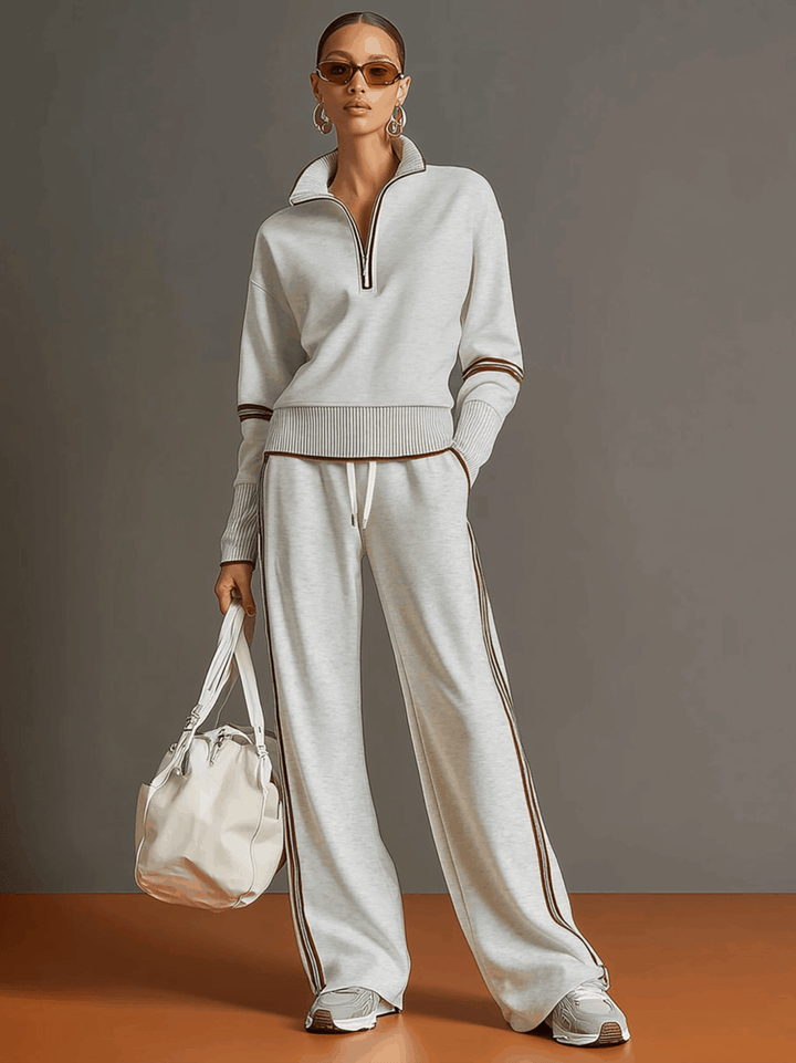 Aurora | Women's Half-Zip Sweatshirt Pants Set