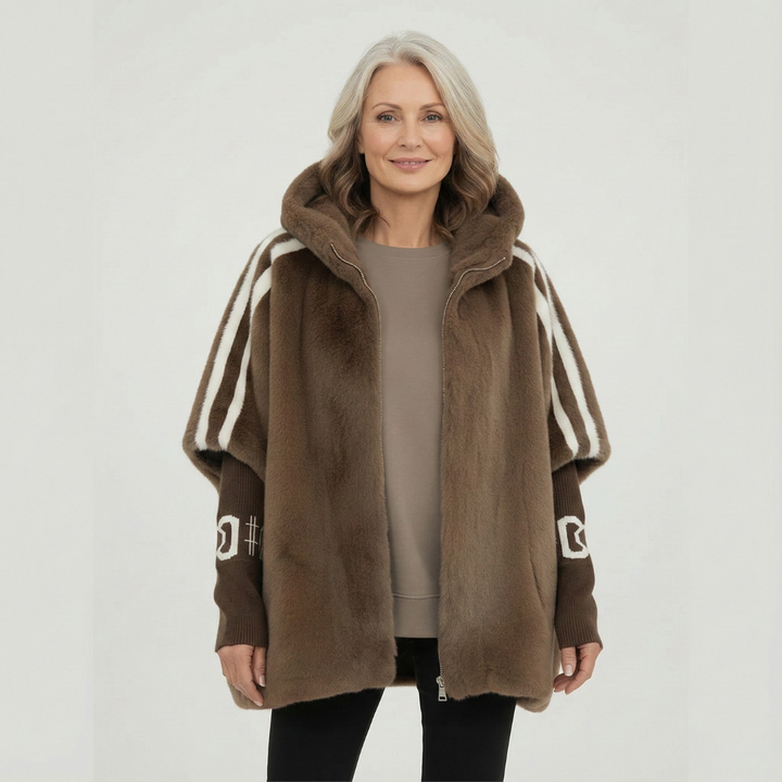 Myra | Women's Oversized Hooded Zip Jacket