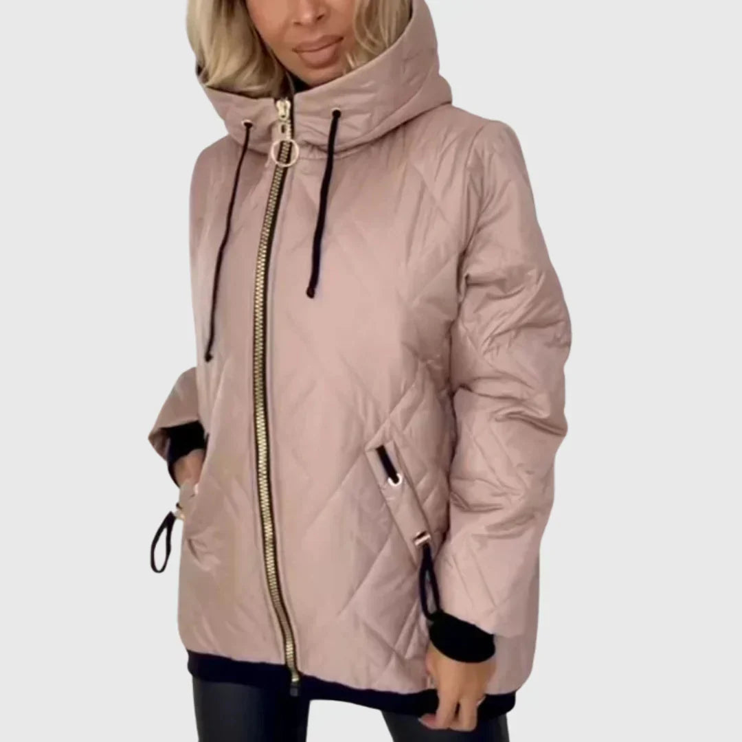 Adele | Women's Quilted Hooded Puffer Jacket
