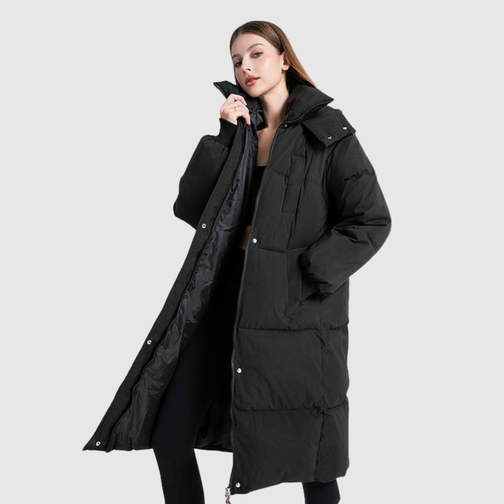 Florence | Women's Hooded Long Puffer Coat