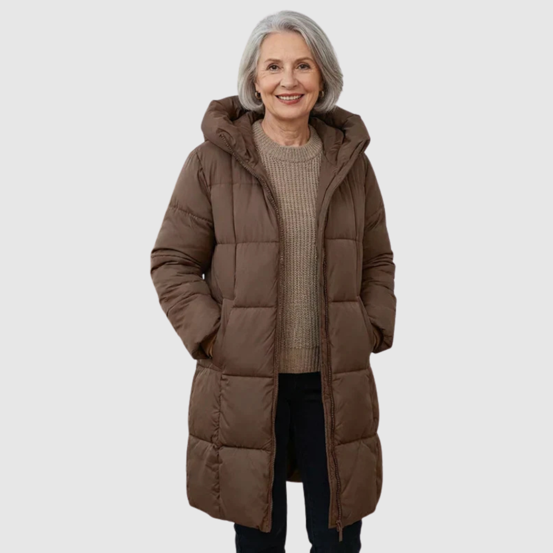 Mimi | Women's Long Hooded Puffer Coat