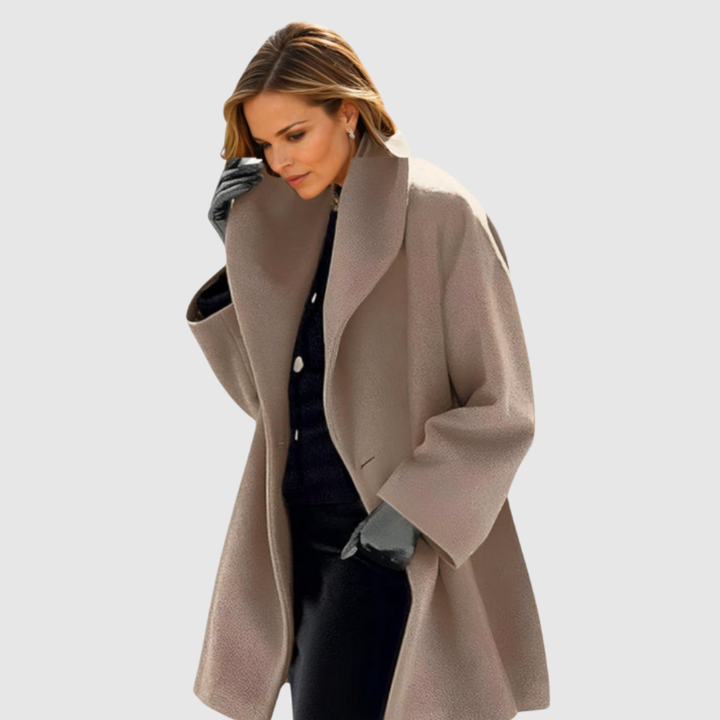 Amber | Women's Oversized Shawl Collar Coat