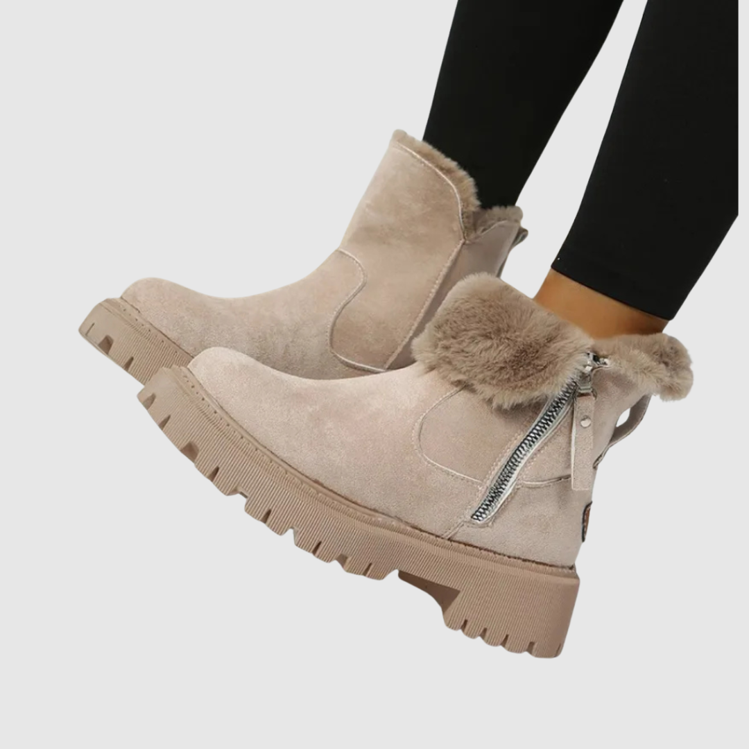 Michelle | Women's Trim Collar Ankle Boots