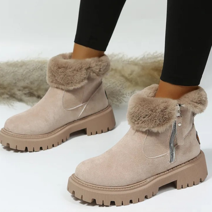 Michelle | Women's Trim Collar Ankle Boots