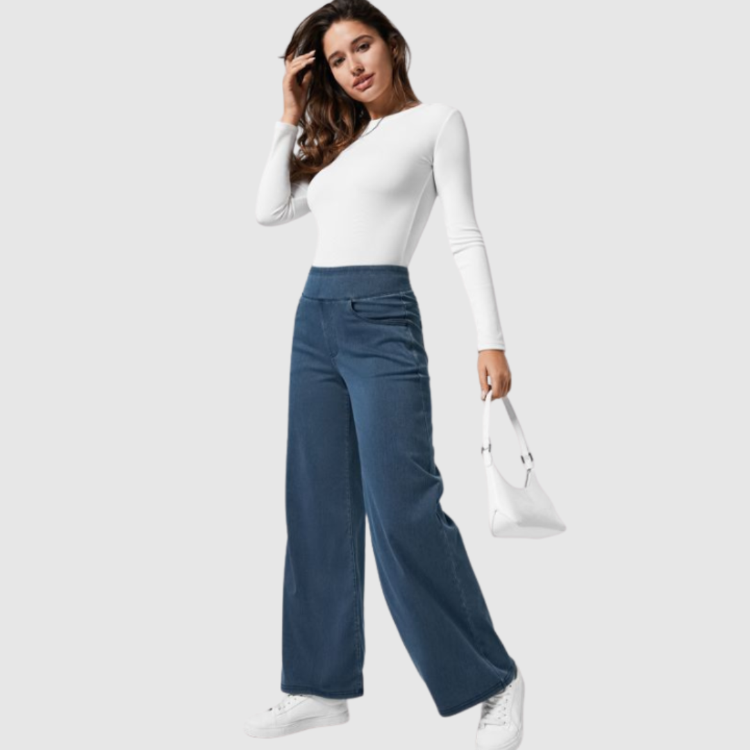 Lillie | Women's Wide Leg Denim Pants