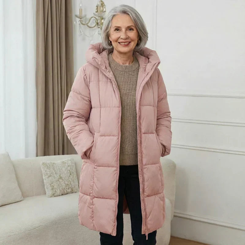 Mimi | Women's Long Hooded Puffer Coat