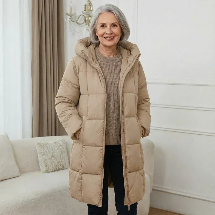 Mimi | Women's Long Hooded Puffer Coat