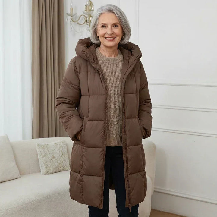 Mimi | Women's Long Hooded Puffer Coat