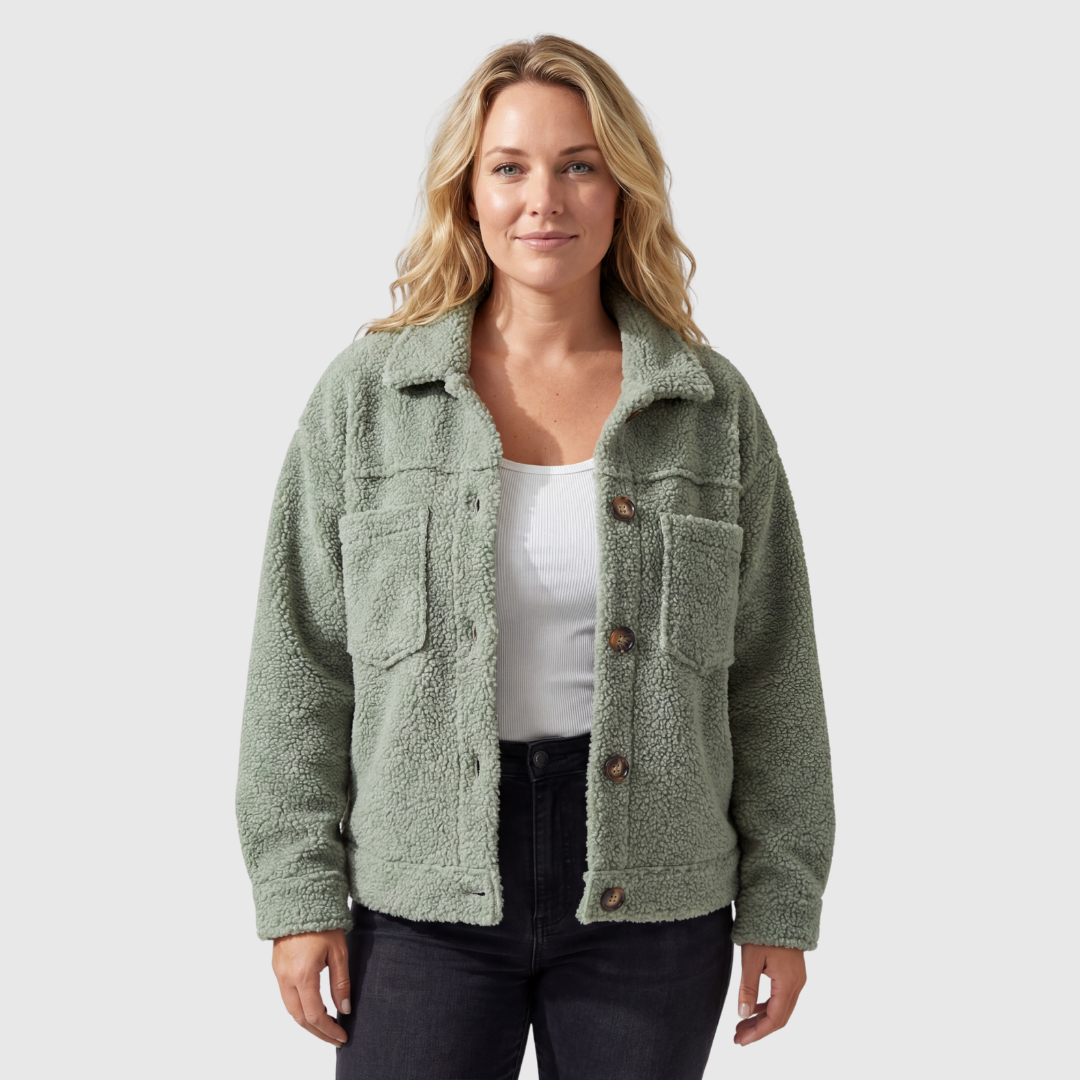 Vera | Women's Button Front Fleece Jacket