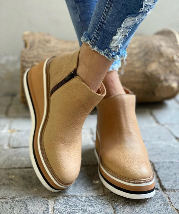 Amy | Women's Platform Wedge Ankle Boots