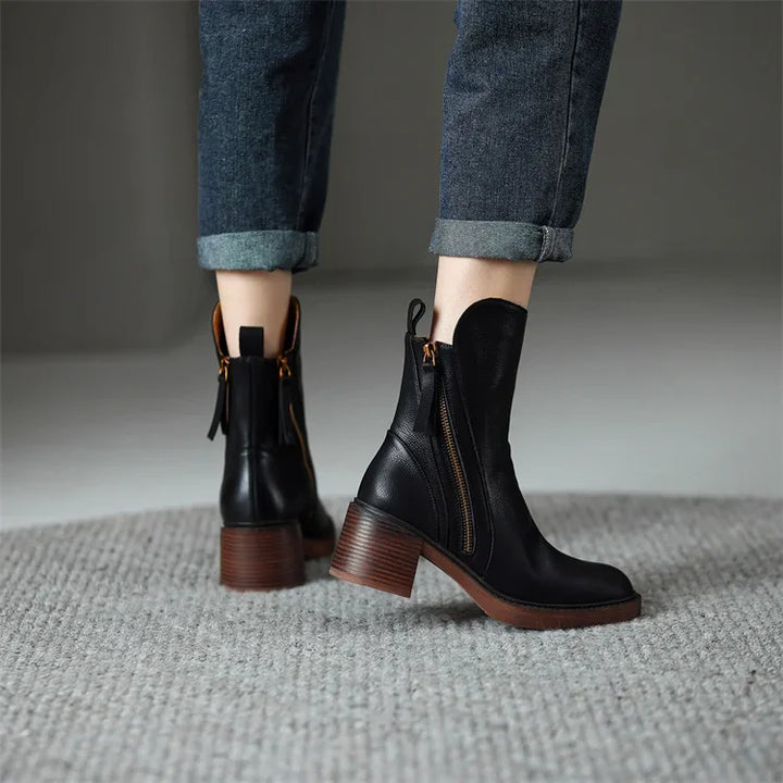 Mandy | Women's Block Heel Ankle Boots