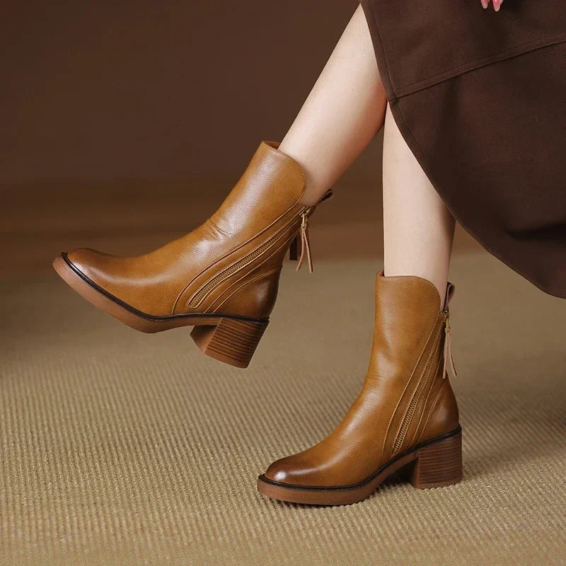 Mandy | Women's Block Heel Ankle Boots
