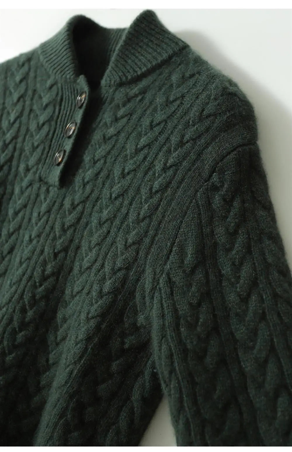 Stella | Women's Cable Knit Button Up Sweater