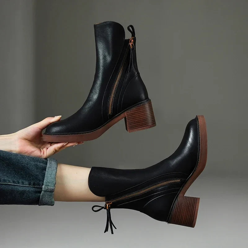 Mandy | Women's Block Heel Ankle Boots