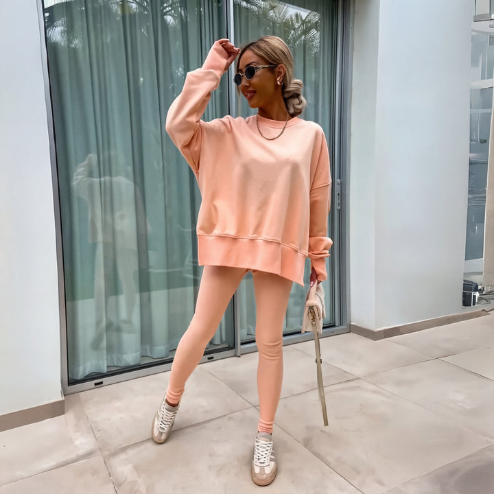 Mercedes | Women's Oversized Sweatshirt and Leggings Set