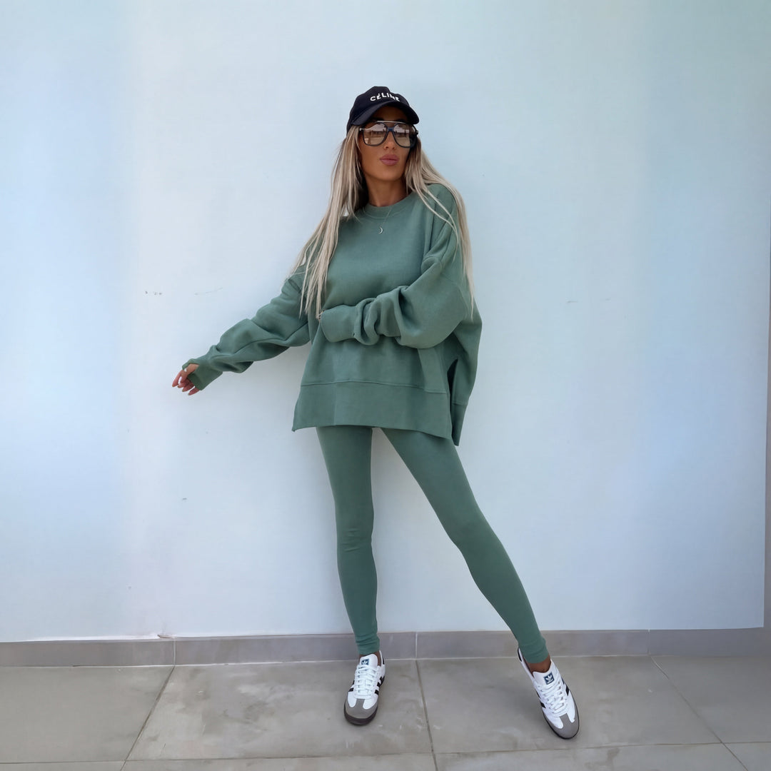 Mercedes | Women's Oversized Sweatshirt and Leggings Set