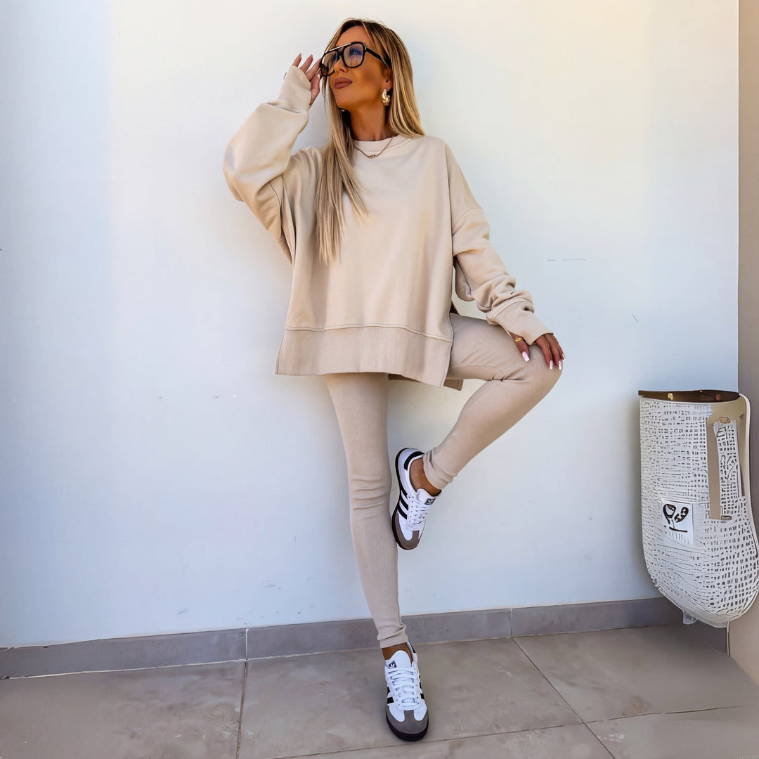 Mercedes | Women's Oversized Sweatshirt and Leggings Set