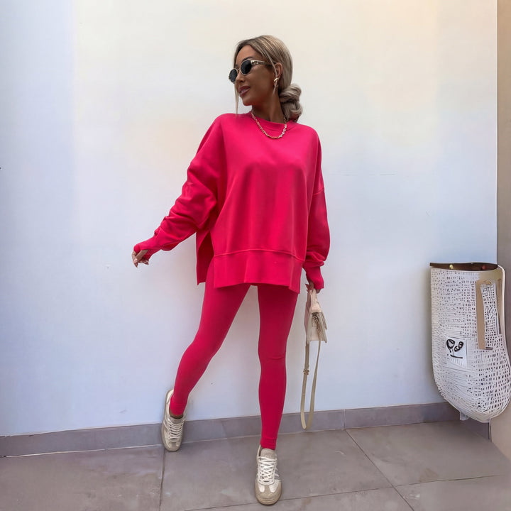 Mercedes | Women's Oversized Sweatshirt and Leggings Set