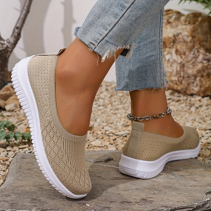 Sandra | Women's Knitted Slip-On Sneakers