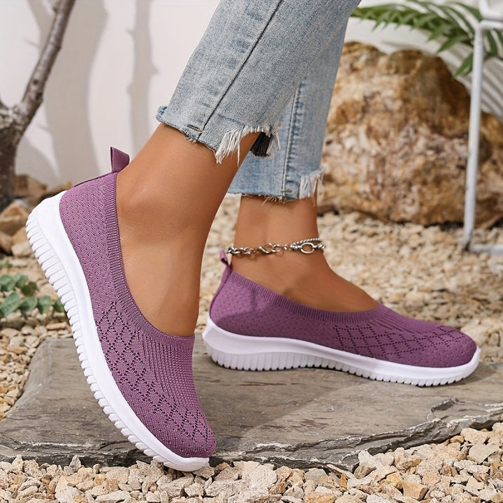 Sandra | Women's Knitted Slip-On Sneakers