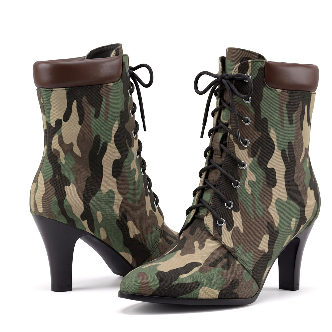 Eilidh | Women's Lace-Up Stiletto Ankle Boots