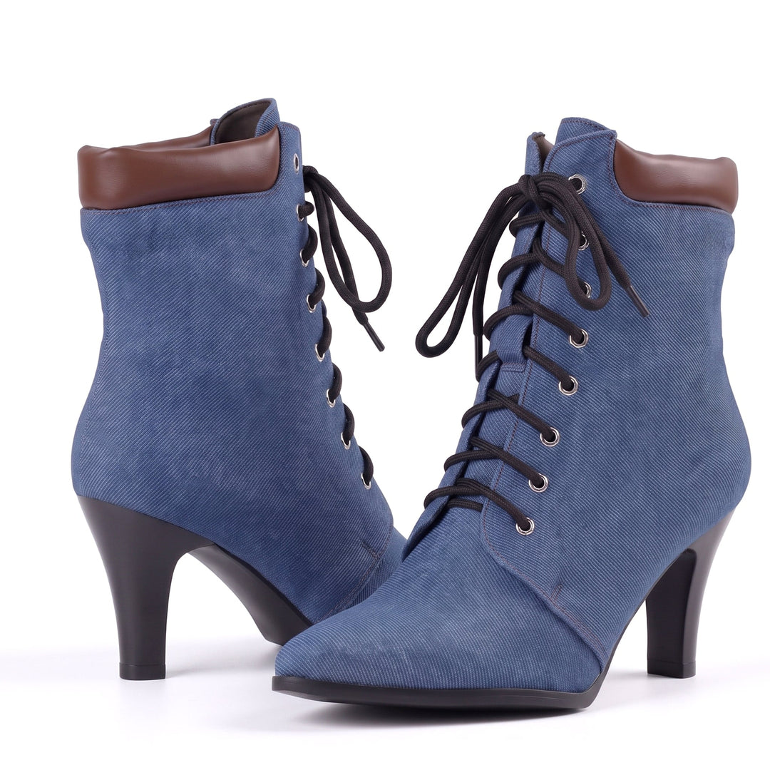 Eilidh | Women's Lace-Up Stiletto Ankle Boots
