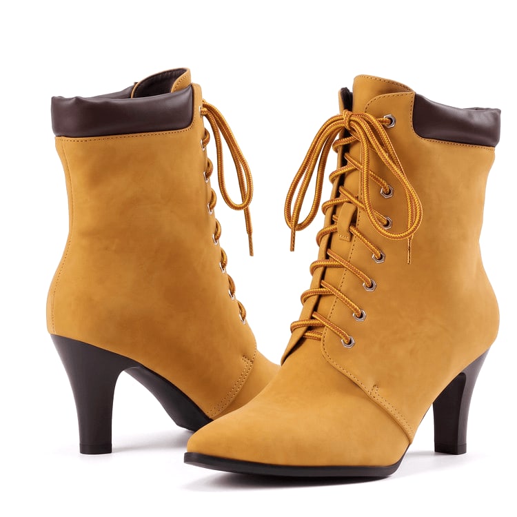 Eilidh | Women's Lace-Up Stiletto Ankle Boots