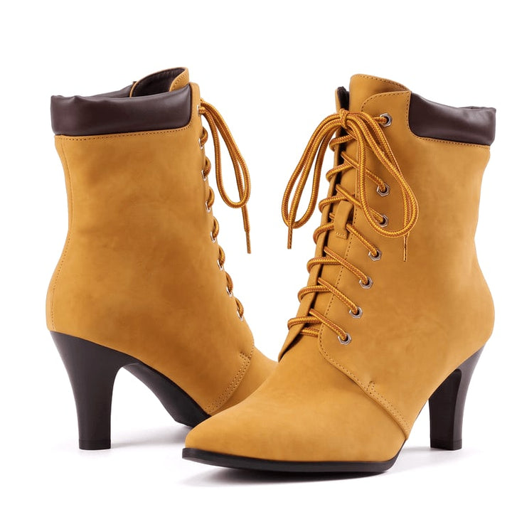 Eilidh | Women's Lace-Up Stiletto Ankle Boots