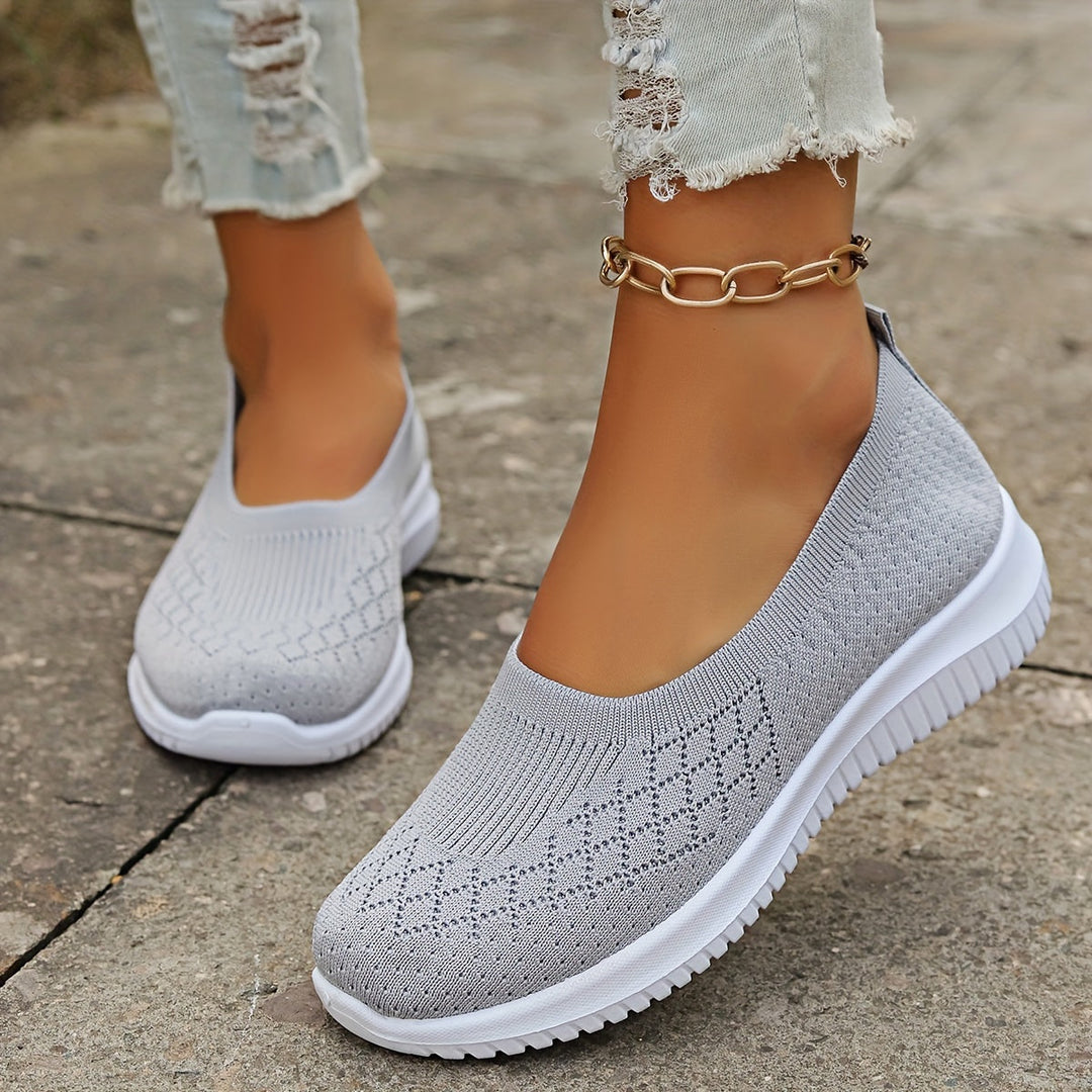 Sandra | Women's Knitted Slip-On Sneakers