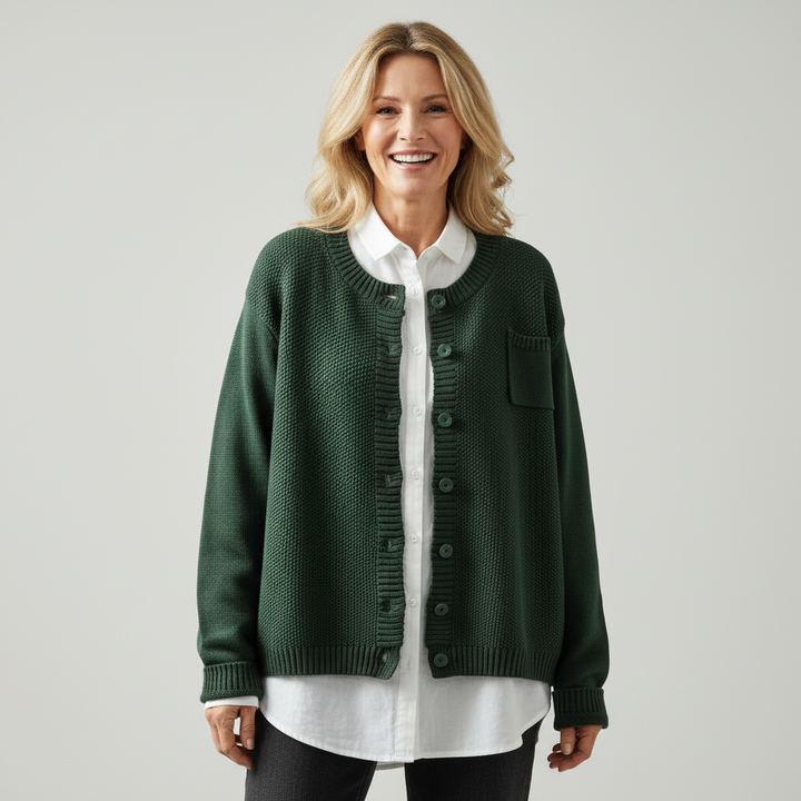 Marlene | Women's Button Front Knitted Cardigan