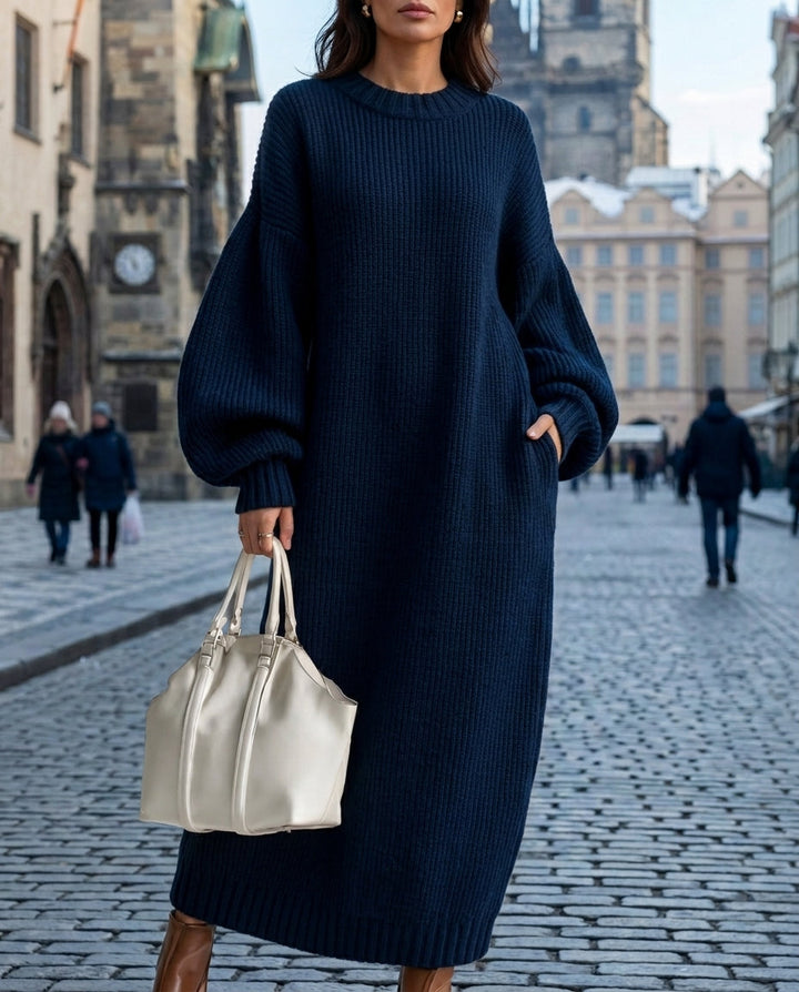 Sinead | Women's Oversized Maxi Sweater Dress