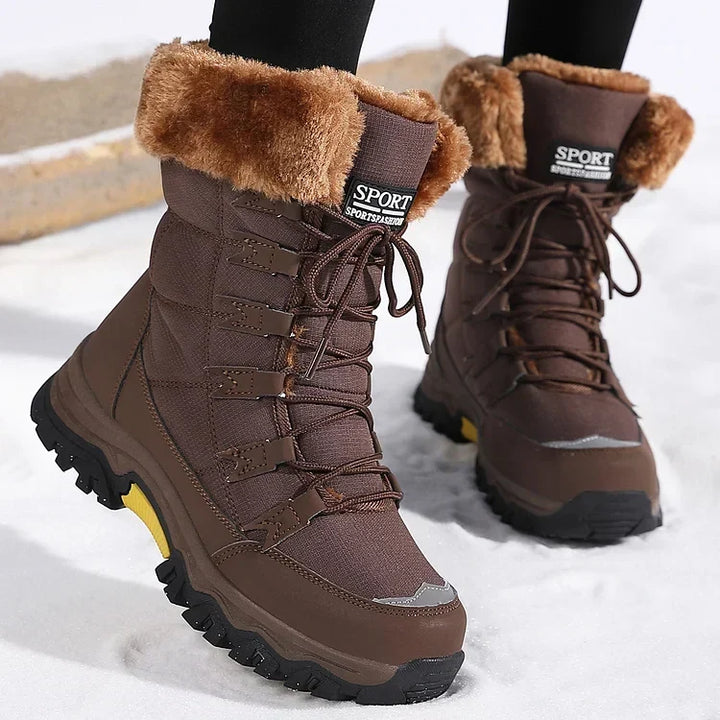 Maggie | Women's Quilted Lace-Up Winter Boots