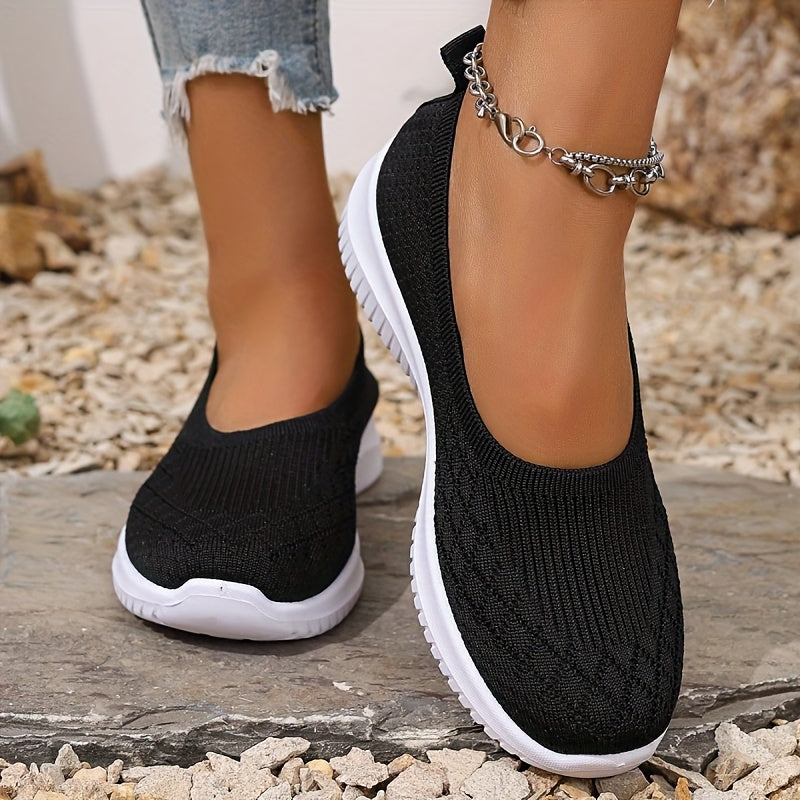 Sandra | Women's Knitted Slip-On Sneakers
